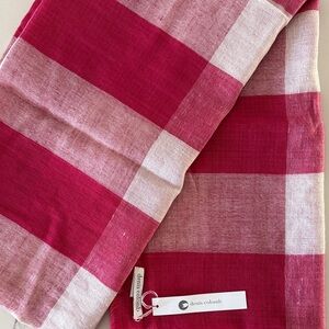 NWT Denis Colomb Linen/Cashmere Shawl Scarf | OS